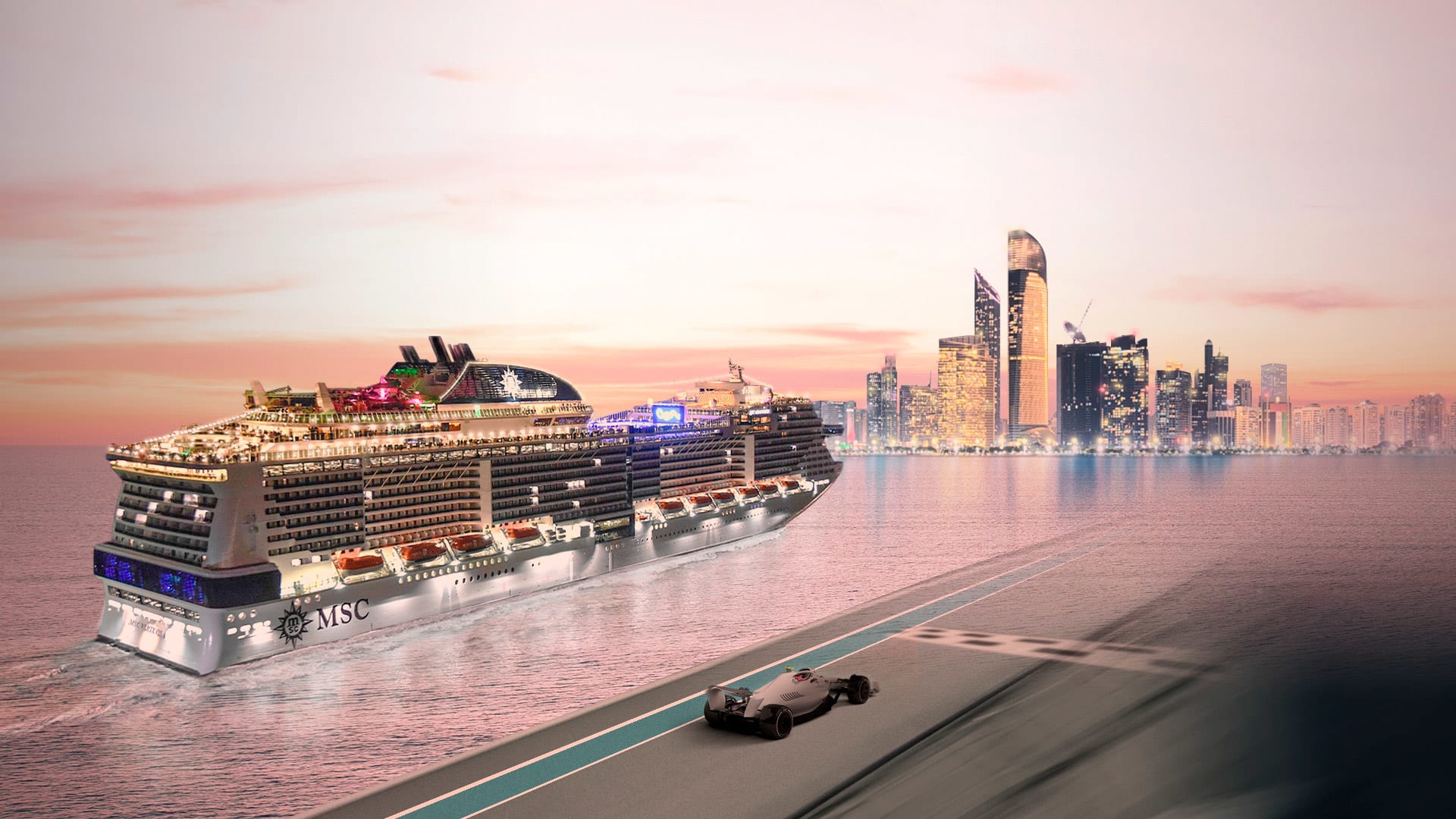 MSC Cruises and Formula 1 join forces to launch a unique Grand