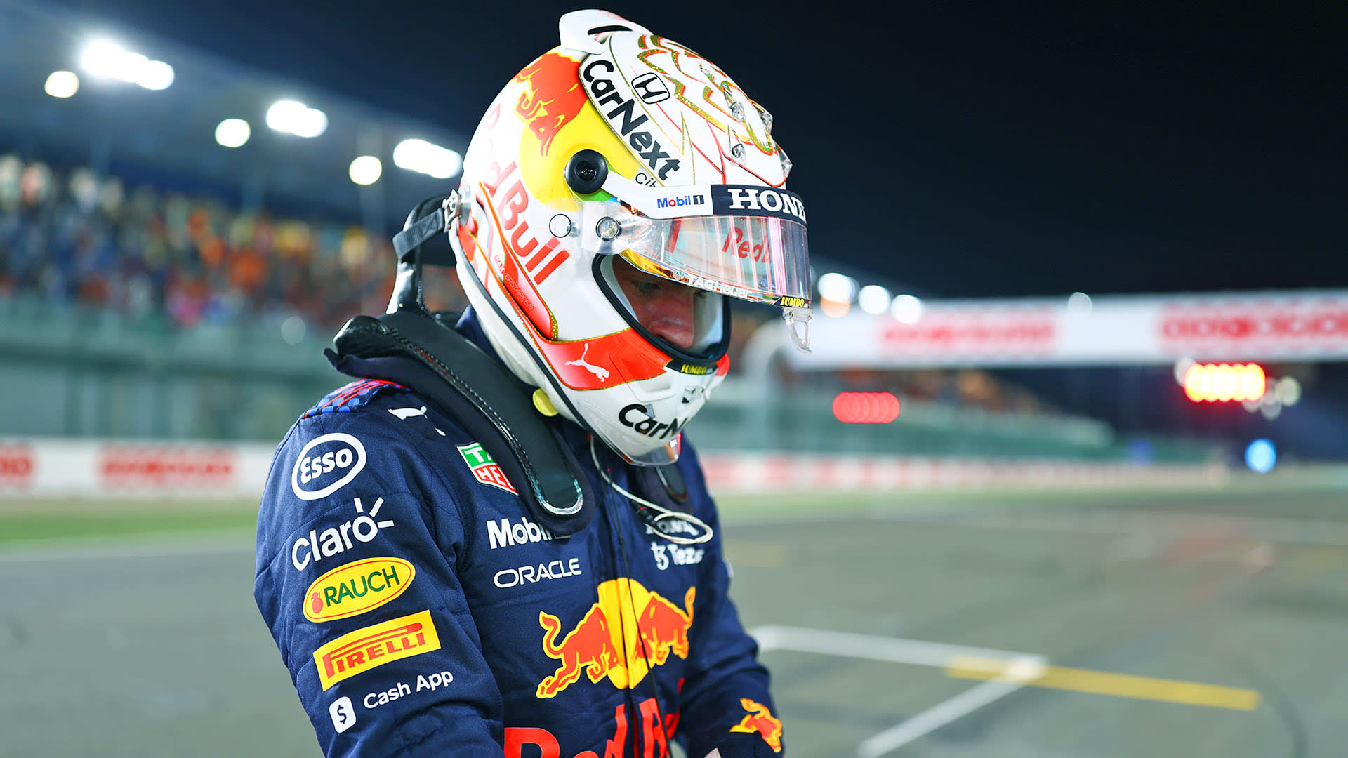 Verstappen says its all to play for in Qatar despite dominant Hamilton pole, as Perez explains Q2 exit