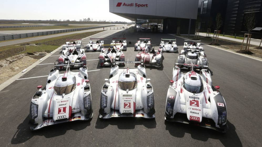 United for the first time: Audi’s 13 Le Mans winners