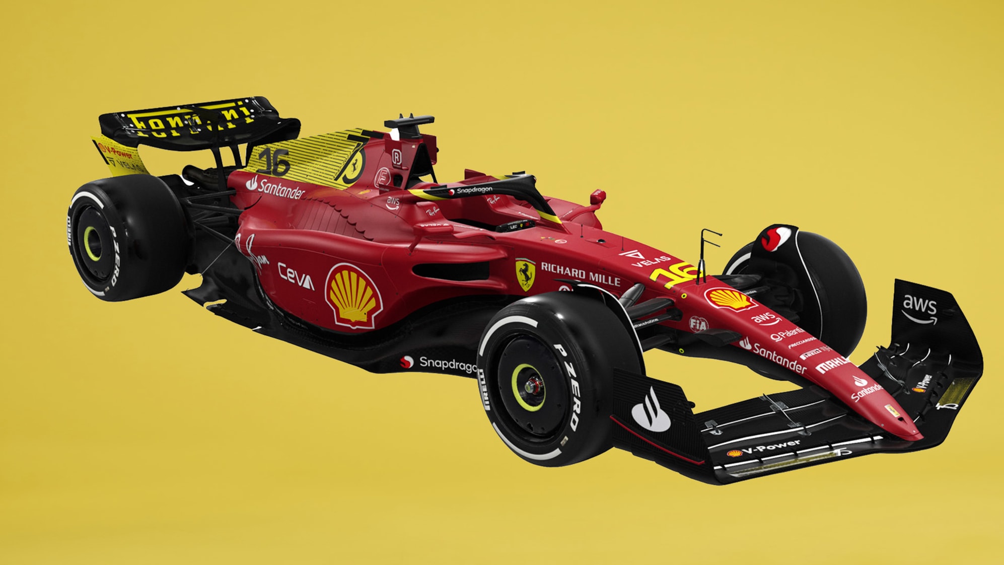 Ferrari unveil special livery with a splash of yellow for home Grand