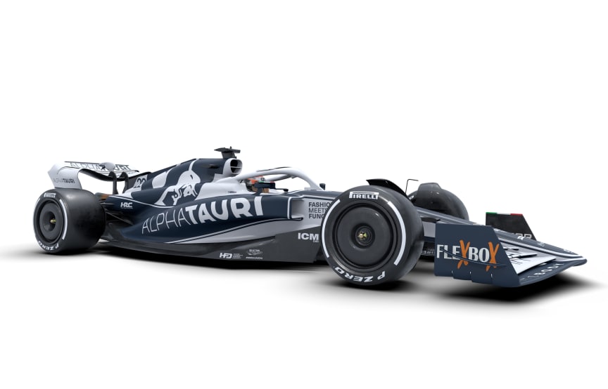 AlphaTauri reveal their 2022 F1 car, the AT03 | Formula 1®