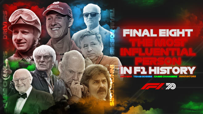 Most Influential Person in F1 History results: Who is going through to the  divisional finals?