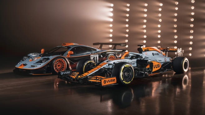 Mclaren To Run One Off Livery For Monaco Grand Prix Using Iconic Gulf Colour Scheme Formula 1