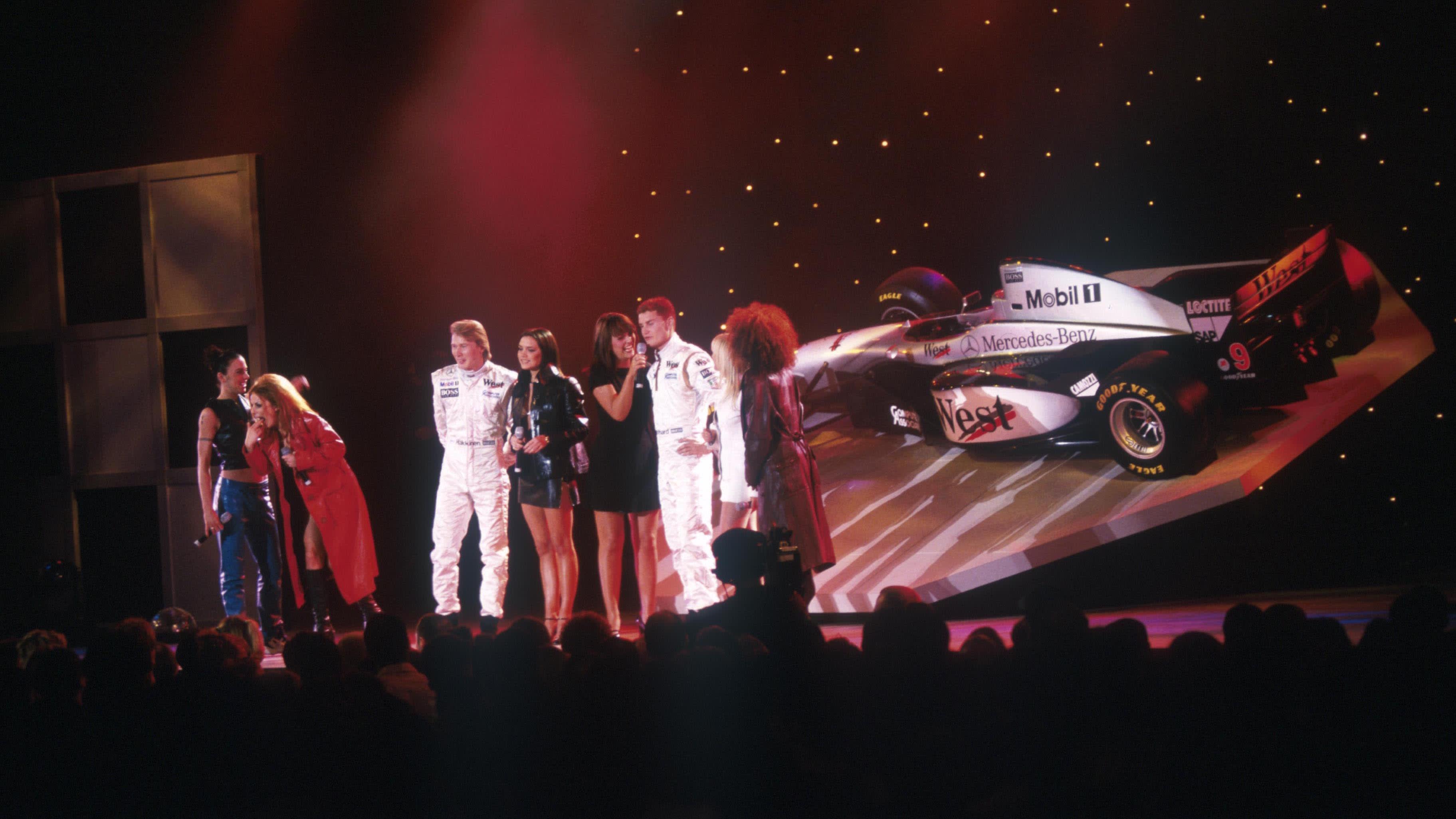 best f1 car launches 1997 mclaren mp4 12 launch with the spice girls and jamiroquai formula 1 best f1 car launches 1997 mclaren mp4 12 launch with the spice girls and jamiroquai formula 1