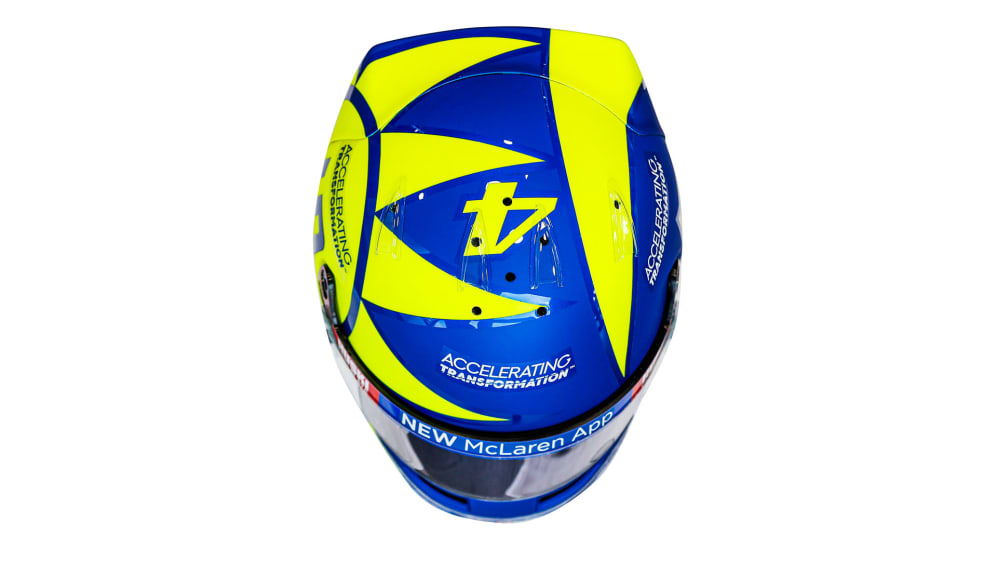 lando norris rossi helmet