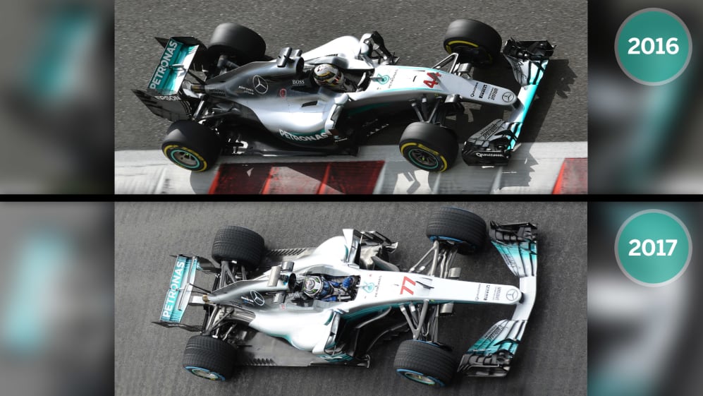 Gallery How The 17 Mercedes Compares To Last Year S Car