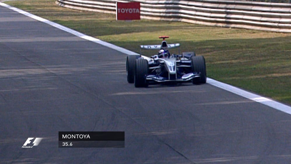 The fastest lap in F1 history - Montoya at Monza 2004