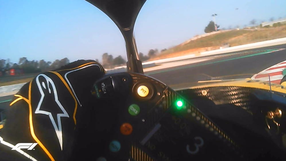 Driver's-eye view: Hulkenberg's visor cam lap of Barcelona