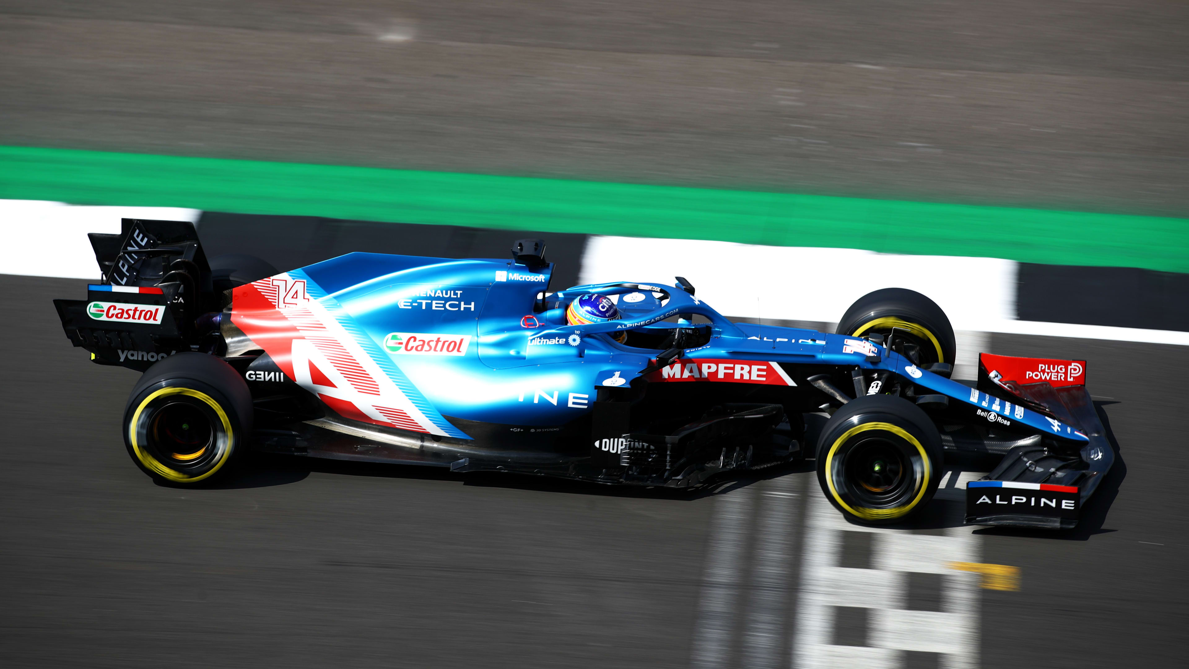 Alonso says British GP was Alpine's 'strongest weekend on race 